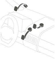 Lampa Car Mobile Mount with Magnet Black