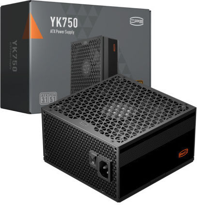 PCCOOLER P5-YK750 750W Negru Sursă de Alimentare Calculator Complet cu fir 80 Plus Bronze