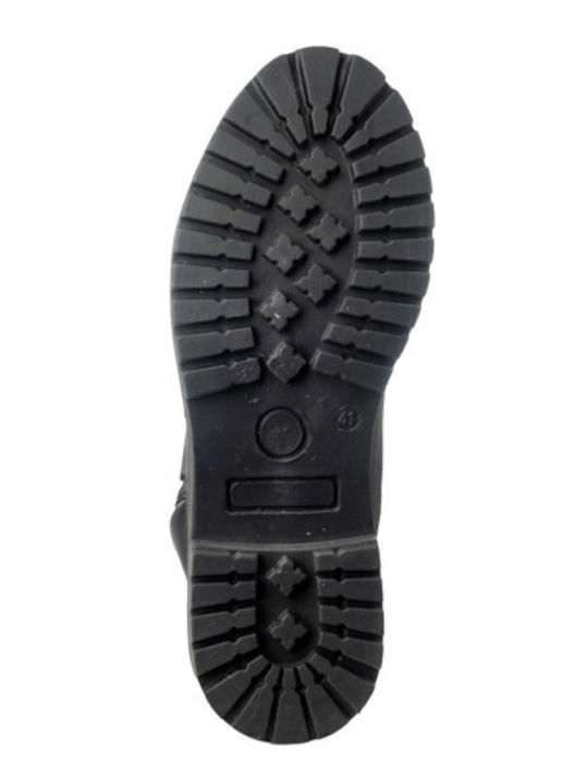 Leather Black Men's Boots Anatomical