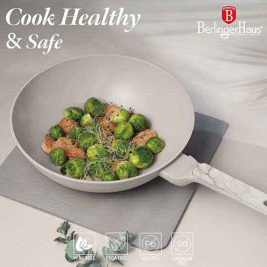 Berlinger Haus Wok made of Stainless Steel with Stone Coating 28cm