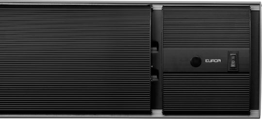 Electric Heater Terrace Eurom Heatpanel 2400 Rc Black