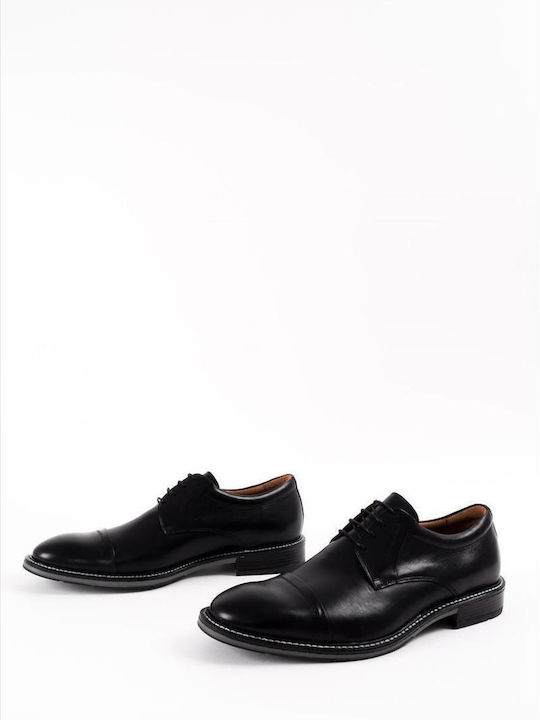 Leder Herrenschuhe Schwarz