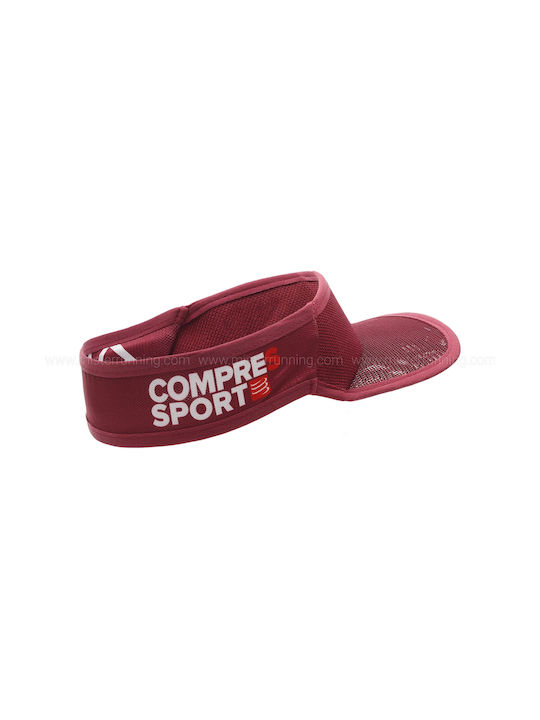 Compressport Ultralight Spider Visorkappe Burgundisch