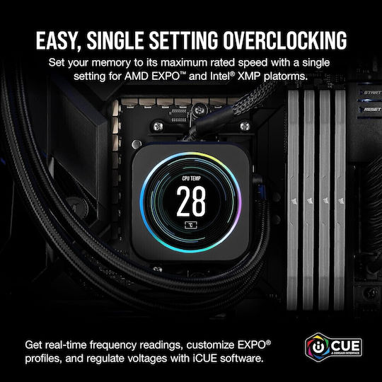 Corsair Vengeance DDR5 με Module 1x16GB και Ταχύτητα 6000 για Desktop