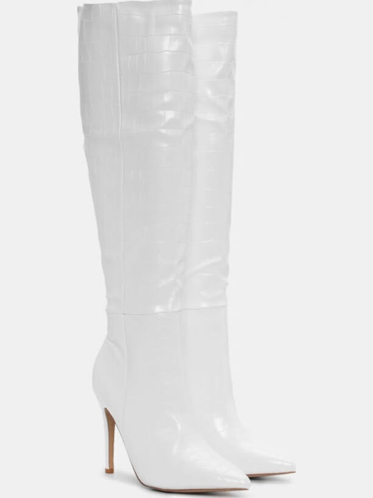Over the Knee Women's Boots White