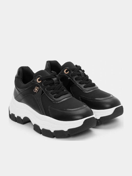Γυναικεία Flatforms Sneakers Μαύρο