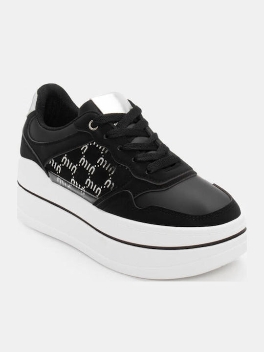 Γυναικεία Flatforms Sneakers Μαύρο