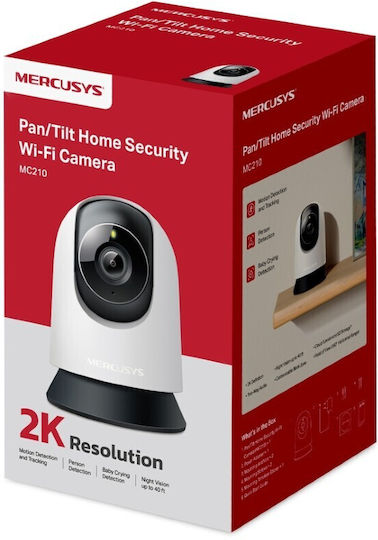 Mercusys MC210 IP Камера за наблюдение Wi-Fi Full HD+ 3MP с Двупосочна Комуникация и Обектив 4мм