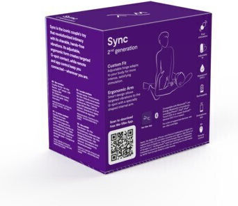 We-Vibe Sync 2 Mini Δονητής G-Spot με Απομακρυσμένο Έλεγχο 7.8cm Μωβ