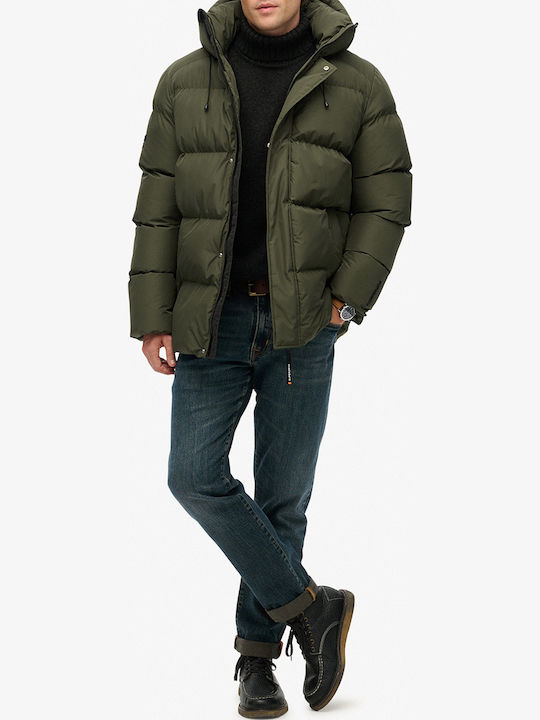 Jacket Puffer Army Green