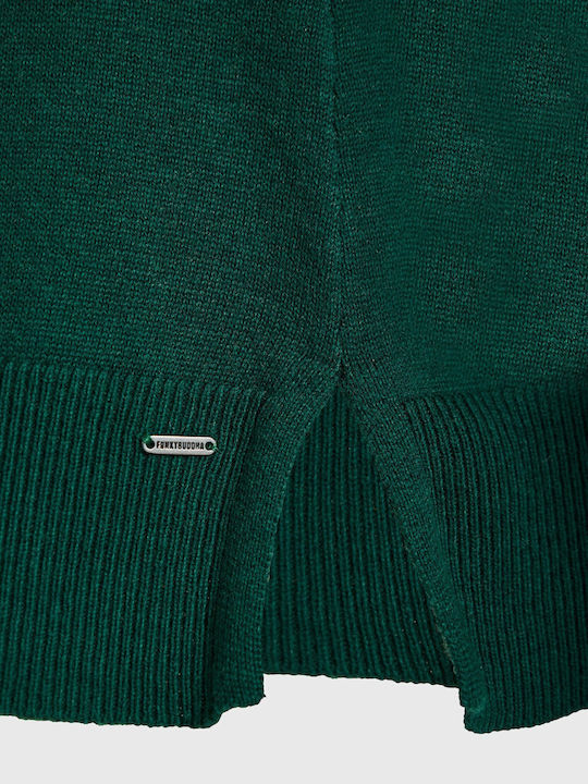 Women's Sweater Cotton Green