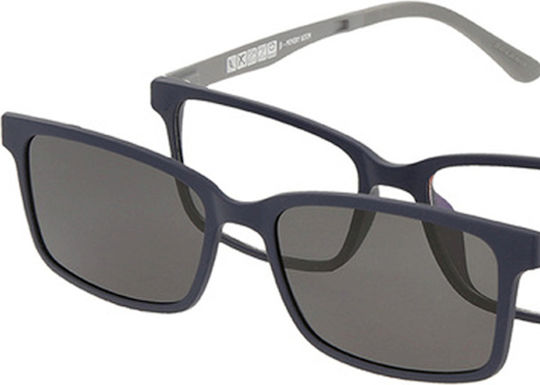 Solano Cl 90194b Men's Eyeglass Frame Polarized Clip-on Plastic Black 52 Mm