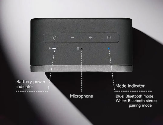 Edifier QS20 Αδιάβροχο Ηχείο Bluetooth 6W με Διάρκεια Μπαταρίας έως 15 ώρες Μαύρο