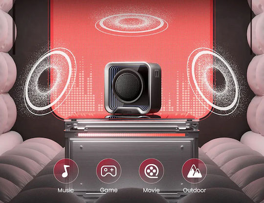 Edifier QS20 Αδιάβροχο Ηχείο Bluetooth 6W με Διάρκεια Μπαταρίας έως 15 ώρες Μαύρο
