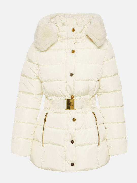 Women's Lifestyle Jacket for Winter with Detachable Hood Butter