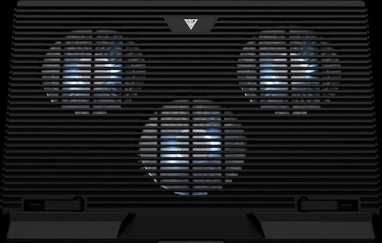 Gamdias Aether E1 Охлаждаща подложка за Лаптоп до 19" с 3 Вентилатори и Осветление Черен