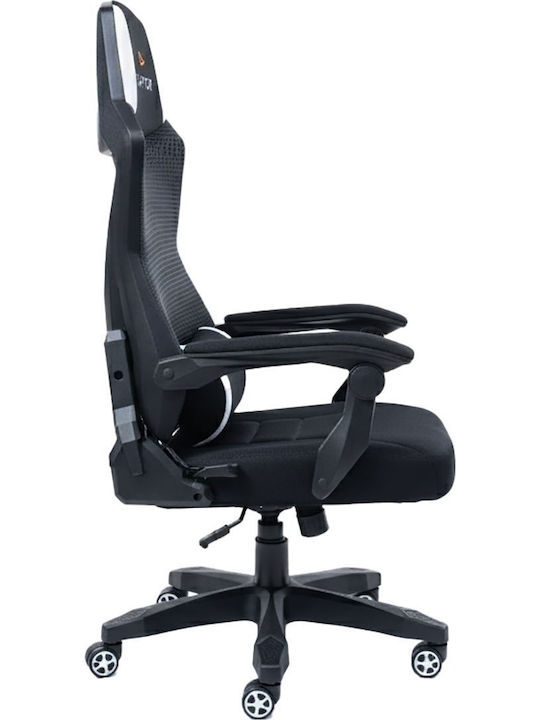 Raptor-Gaming Venom Scaun Gaming Din piele ecologică cu Suport pentru picioare Albă