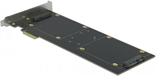 Delock PCI Express X2 Card 4 x HDD SSD SATA 22 Pin Data + Power RAID Delock 90433