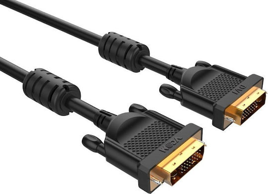 Vcom Cg442gd-1.8m кабел от DVI M към DVI M 1.8m черен FHD 18 Gb/s