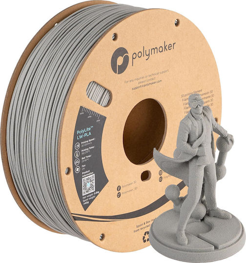 Polymaker 3D-Drucker-Filament 1.75mm Gray 0.8kg