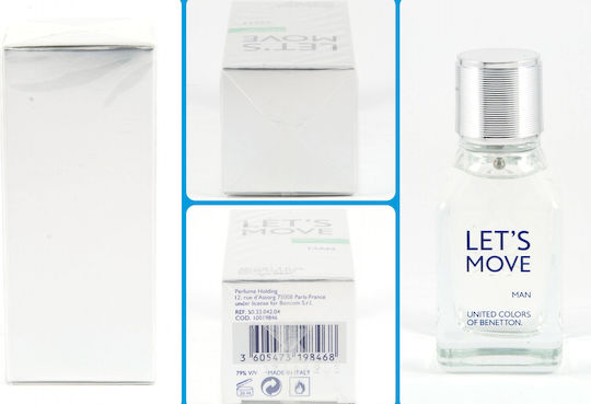 Benetton Let's Move Eau de Toilette 40ml