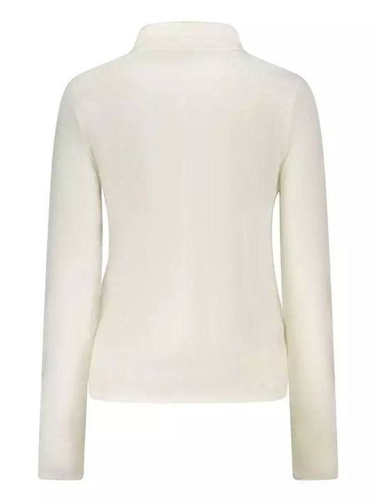Fleece Damen Jacke Ecru