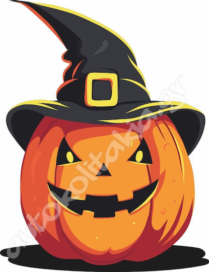 Αυτοκόλλητο Βιτρίνας - Halloween 40 - 50cm X 37cm