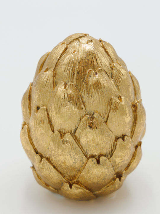 Estheti Artichoke Polyresin Gold 9x17cm 2 Pieces