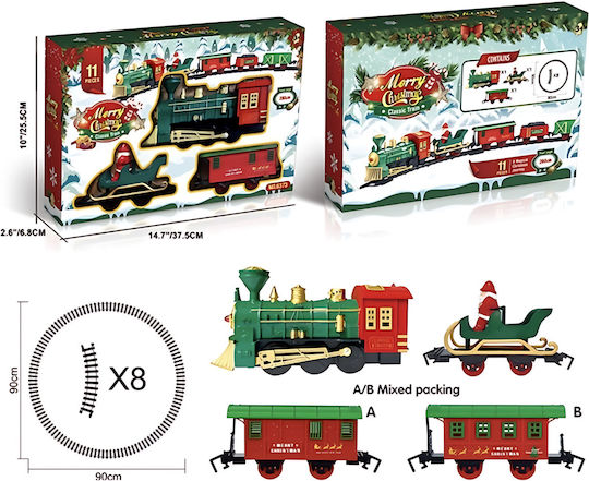 Weihnachtszug Bewegung Musik Set 11 Stücke