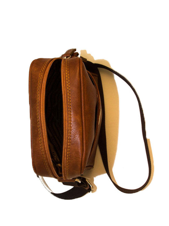 Herren Schulter Crossbody Tasche Tabac Braun