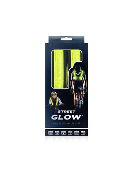 EasyPix StreetGlow LED L/XL Cycling Safety Vest Yellow
