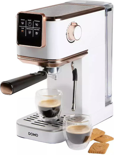 Domo Espressomaschine 1350W Druck 20bar Rosa DO746K