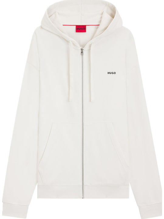 White Hooded Cardigan