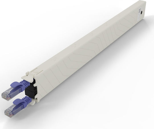 Patchbox U/UTP Cat.6a (Gigabit) Καλώδιο Δικτύου Ethernet 0.8m Μωβ