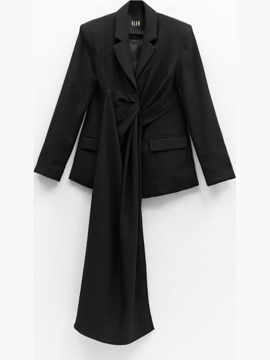 Eleh Blazer pentru femei Sacou Black