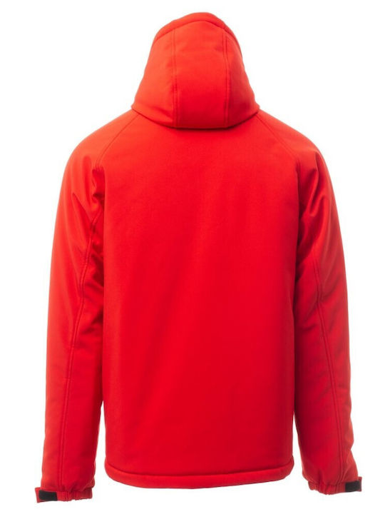 Payper Gale Pad Femei Jachetă de lucru Softshell cu glugă Roșu