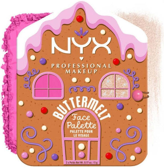 NYX Professional Makeup Face Παλέτα με Σκιές Ματιών σε Στερεή Μορφή 10gr