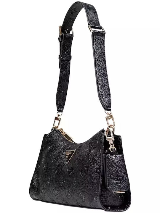 Cresidia Cresidia Set Leder Damenbeutel Schultertasche Schwarz