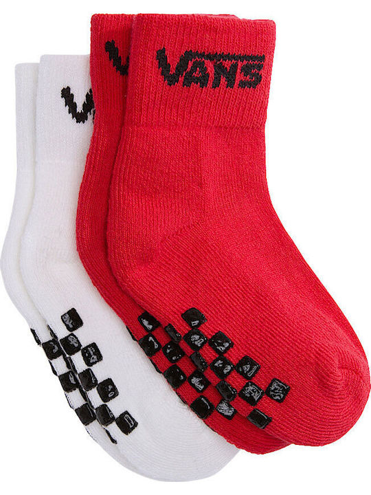 Vans Παιδικές Κάλτσες Classic Racing Red 2 Ζευγάρια