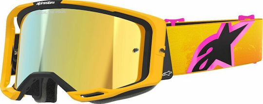 Маска Alpinestars Goggles Vision 8 Огледални Лещи Пяна Не Приема Tear Off