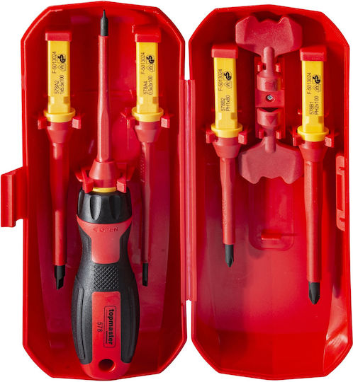 Topmaster Set 8 Electrician VDE 1000V Screwdrivers