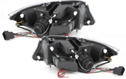 Car Bulbs Front Angel Eyes Bmw E90 2005-2008 Ccfl Black Bulbs H1 Set 2 Pieces Sonar