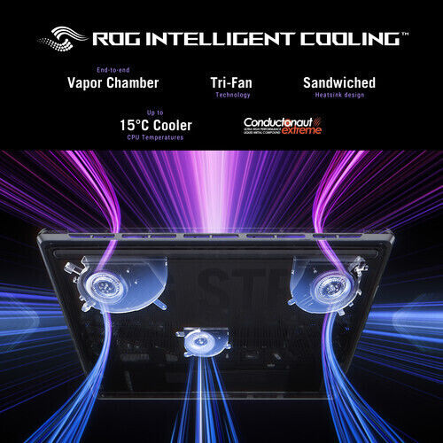 Asus ROG Strix G615LM G615LM-DS96 16" QHD+ (Ultra 9-275HX/32GB/1TB SSD/GeForce RTX 5060/W11 Pro) Eclipse Gray (US Keyboard)