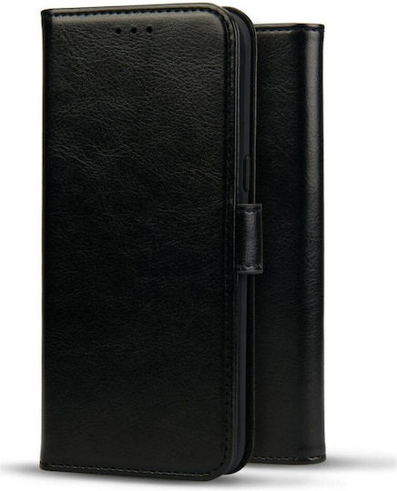 Rosso Brieftasche Synthetisches Leder Schwarz (Motorola Edge 60 Fusion)