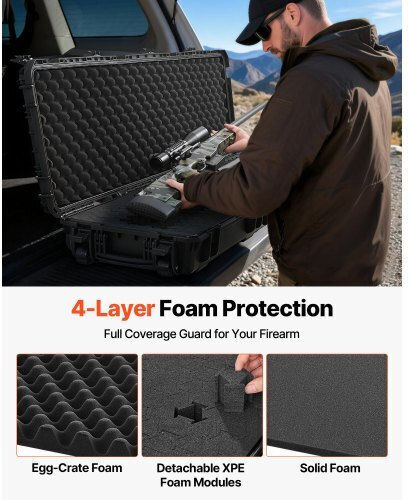 Vevor Black Weapon Case 127cm