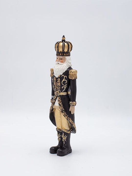 Weihnachts-Nussknacker Schwarz aus Polyresin