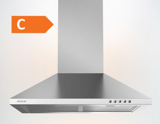 Cecotec Bolero Flux PM Απορροφητήρας Καμινάδα 60cm Γκρι