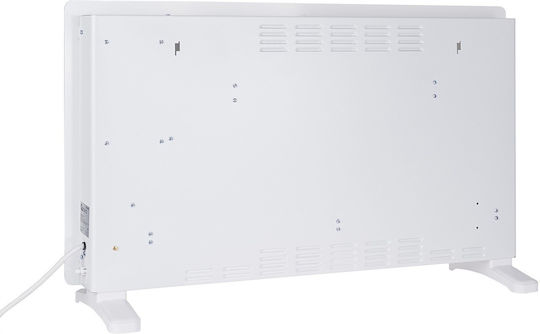 Geko Θερμοπομπός Δαπέδου 2500W με Ηλεκτρονικό Θερμοστάτη και WiFi Λευκός
