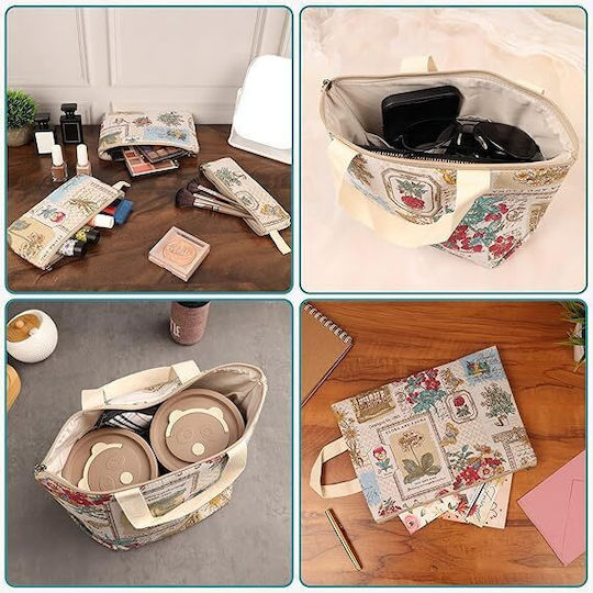 Belle Vous Elektrische Gitarren Reisetasche Braun Stoff
