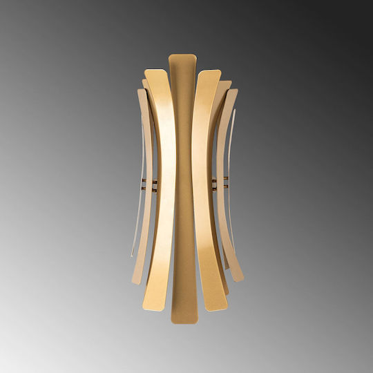 Aithrio Modern Lumină de Perete cu Soclu E14 Auriu 17cm
